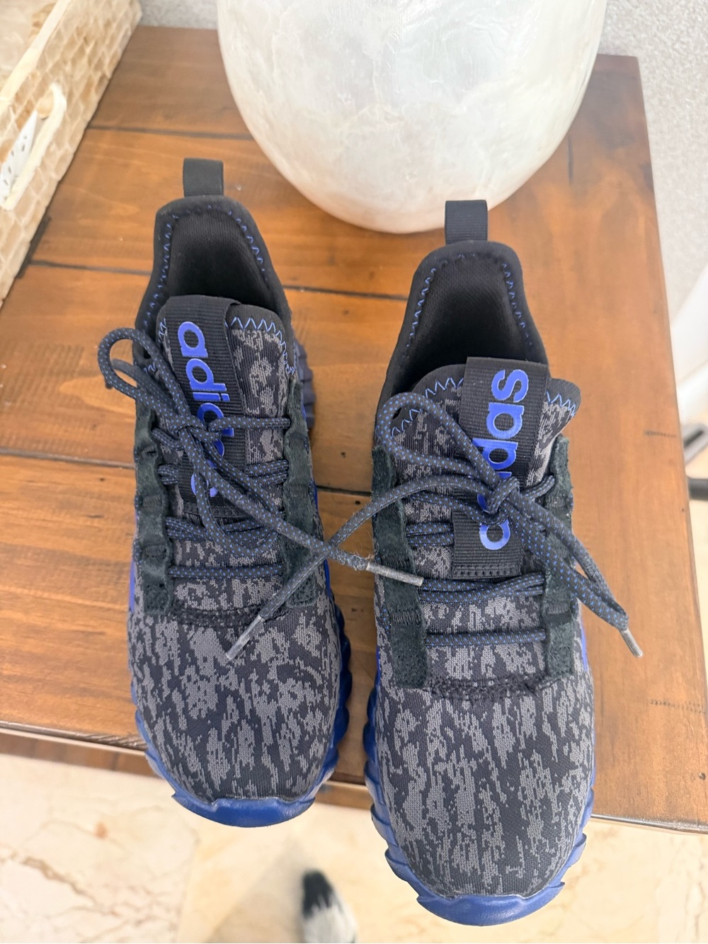 adidas Kids Navy and Black Athletic Sneakers
